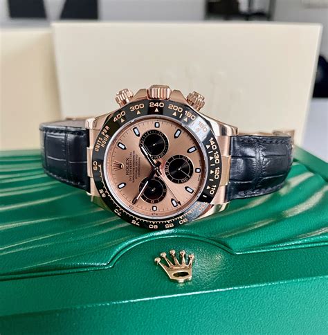 rolex daytona crocodile strap price